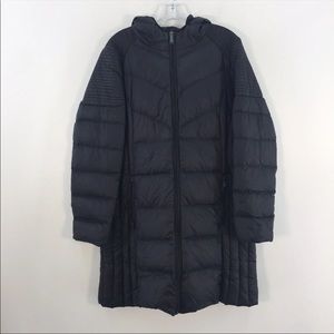 BCBG Ultra Lightweight Packable Down Puffer Coat Jacket size Large